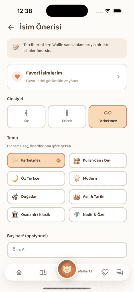 Baby Wallie — Finde einen Namen ekranı